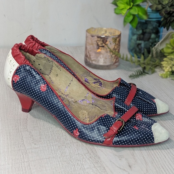 irregular choice polka dot shoes
